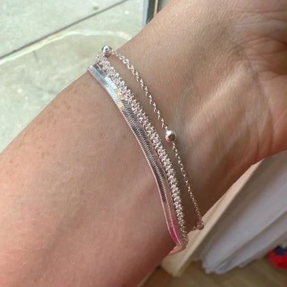 Nero Cuff Bracelet — Unisex Platinum Stainless Steel Bangle