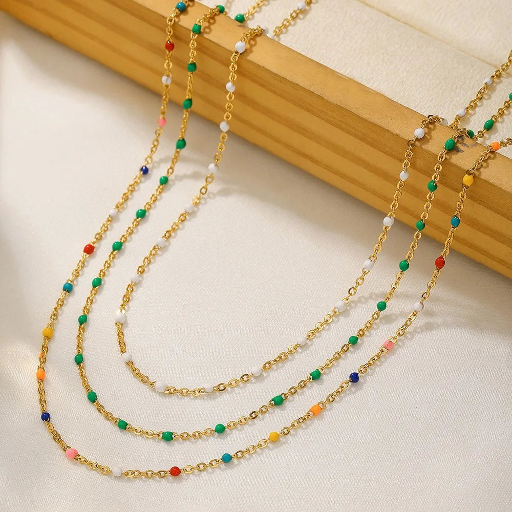 Luna Color Drop Necklace