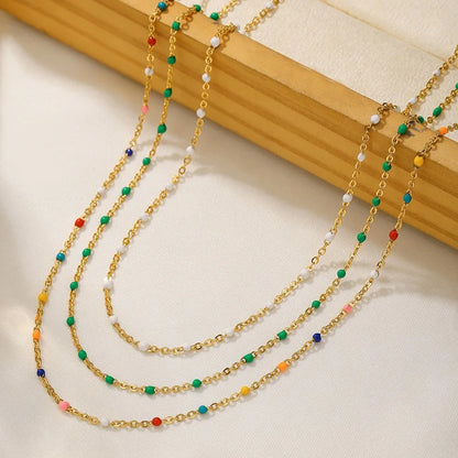 Luna Color Drop Necklace